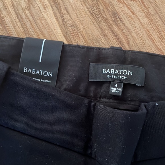 NEW Aritzia Babaton Elliot Pant Bi-Stretch Cigarette Ankle Pant Black Size 4 - Picture 5 of 8